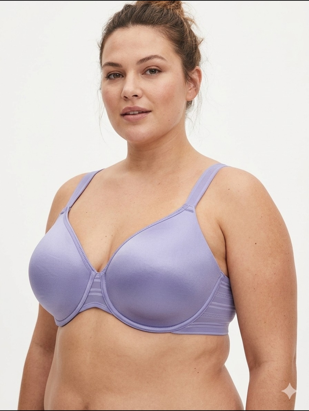 Deesse Lingerie Women's‎ Everyday Plunge Underwire Lilac Bra